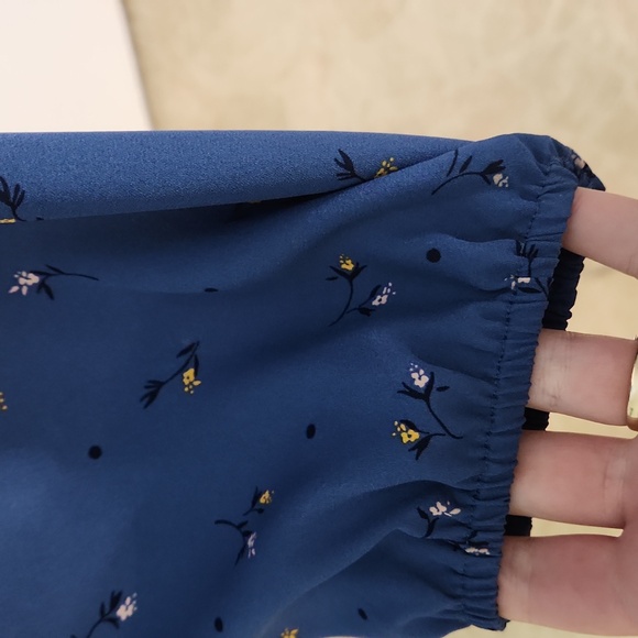 Womens Blouse With Back Tie - Picture 6 of 8